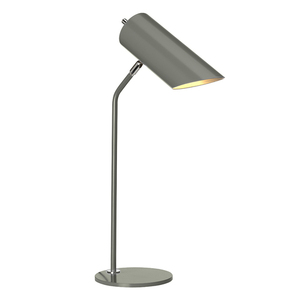 Lampa stołowa Quinto 1 Light – ciemnoszary polerowany nikiel Elstead small 0