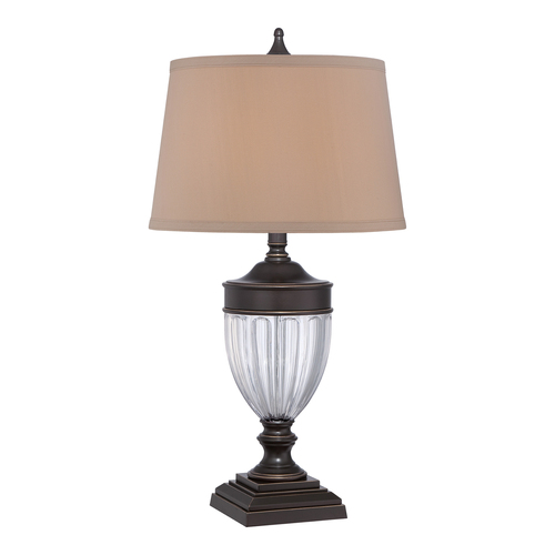 Sprawdź Lampa stołowa Dennison 1 – brąz Paladian Elstead
