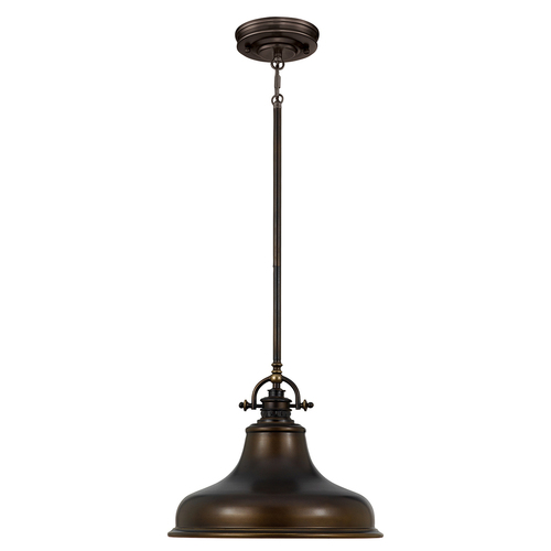 Sprawdź Lampa Wisząca Emery 1 Light Medium - Palladian Bronze Elstead