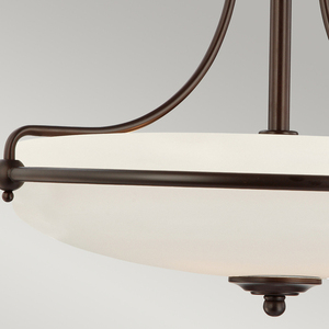 Plafon Griffin 4 – Palladian Bronze Elstead small 4