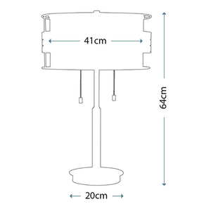 Lampa stołowa Laguna 2 Elstead small 4