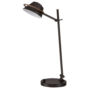 Lampa stołowa LED Spencer w kolorze zachodniego brązu Elstead small 1