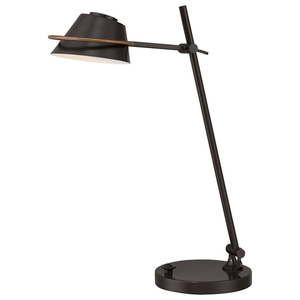 Lampa stołowa LED Spencer w kolorze zachodniego brązu Elstead small 2