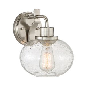 Lampa ścienna Trilogy 1 – nikiel szczotkowany Elstead small 0