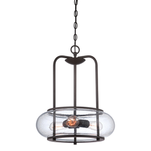 Lampa wisząca Trilogy 3 - stary brąz Elstead small 0