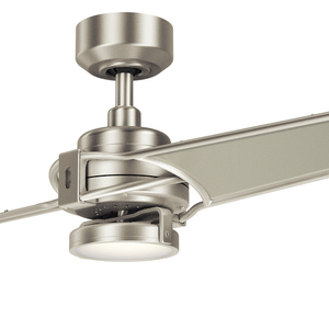 Wiatrak sufitowy Xety Szczotkowany nikiel, IP20 LED 3000K 142cm small 1