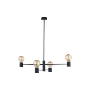 Lampa wisząca Nowodvorski RADIUS 7931 czarna 4×E27 small 0