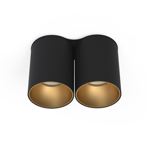 Lampa natynkowa Nowodvorski EYE TONE 8087 podwójna, czarno-złota, 2xGU10 small 0