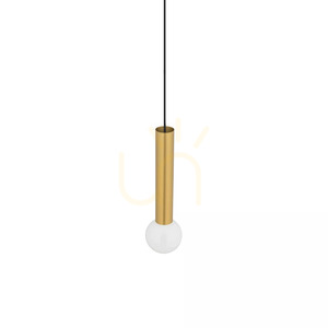 Lampa wisząca Nowodvorski BATON 7851 – mosiądz i czerń, 1×E27 small 5