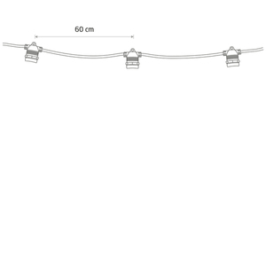 Lampa Ogrodowa FESTOON LIGHTS 9m 7872 Nowodvorski small 2