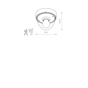 Plafon NOOK SENSOR 7977 Nowodvorski small 1