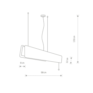 Lampa wisząca nad stół OSLO LED 90 7520 Nowodvorski small 2