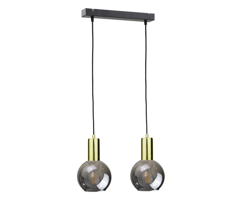 Sprawdź Lampa wisząca 2xE27 SUPRA BLACK/GOLD Lampa wisząca 2xE27 SUPRA BLACK/GOLD