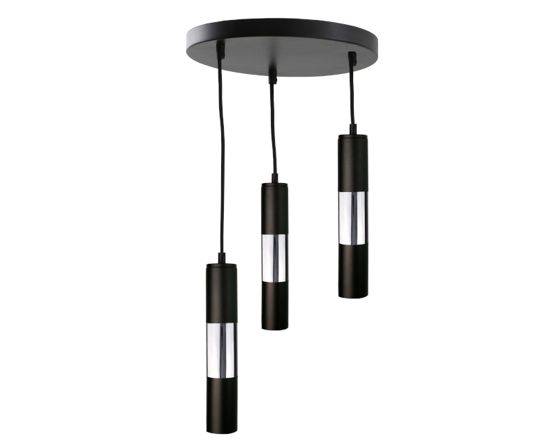 Sprawdź Lampa wisząca 3xGU10 MAGNUM BLACK/SILVER Lampa wisząca 3xGU10 MAGNUM BLACK/SILVER