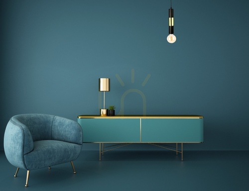 Sprawdź Lampa wisząca Keter Lighting MAGNUM BULB 1264, czarno-złota, 1×E27