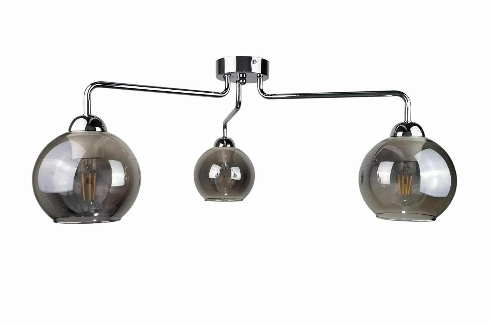 Sprawdź Lampa sufitowa 3xE27 PLUTON SILVER Lampa sufitowa 3xE27 PLUTON SILVER