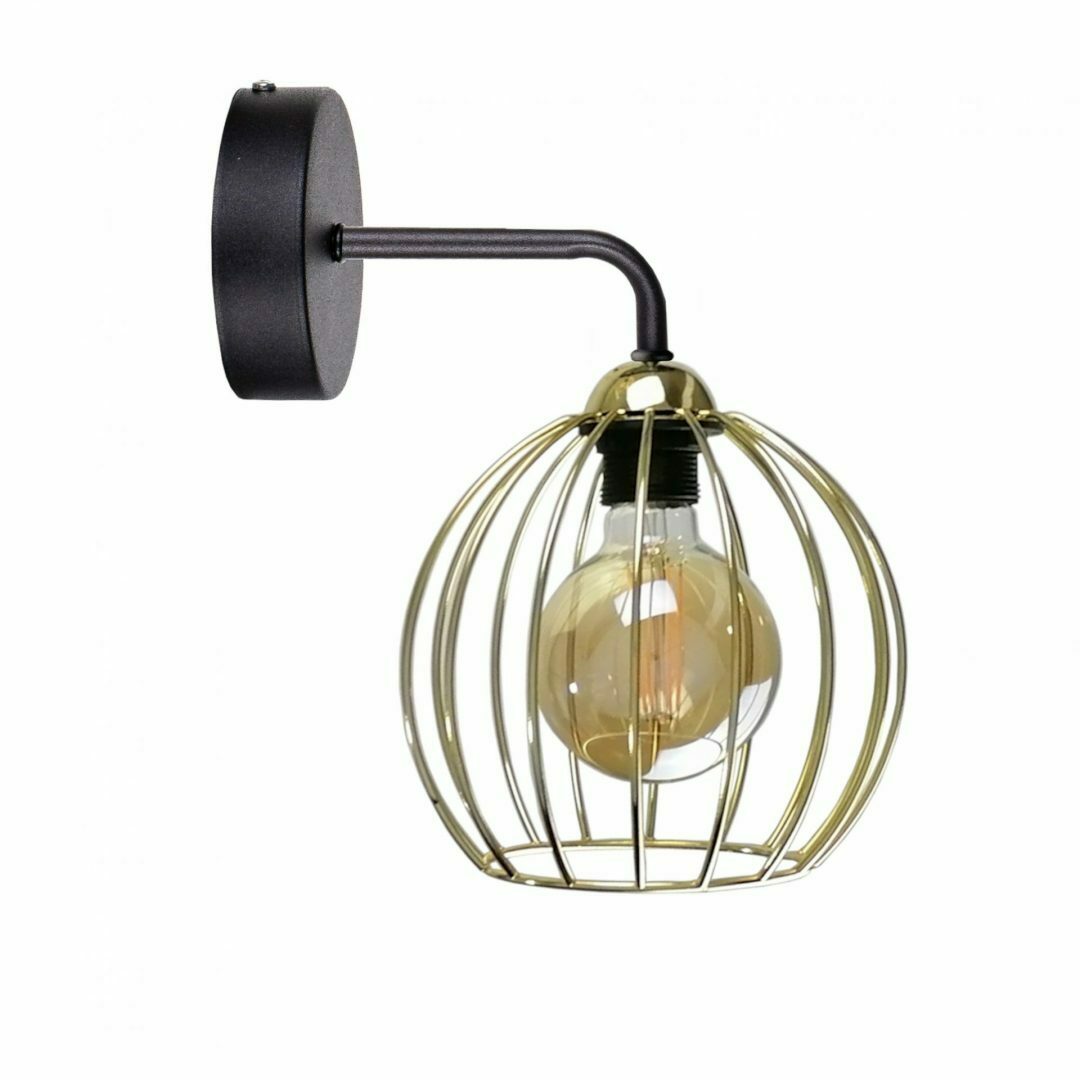 Sprawdź Kinkiet 1xE27 MIG BLACK GOLD Kinkiet 1xE27 MIG BLACK GOLD