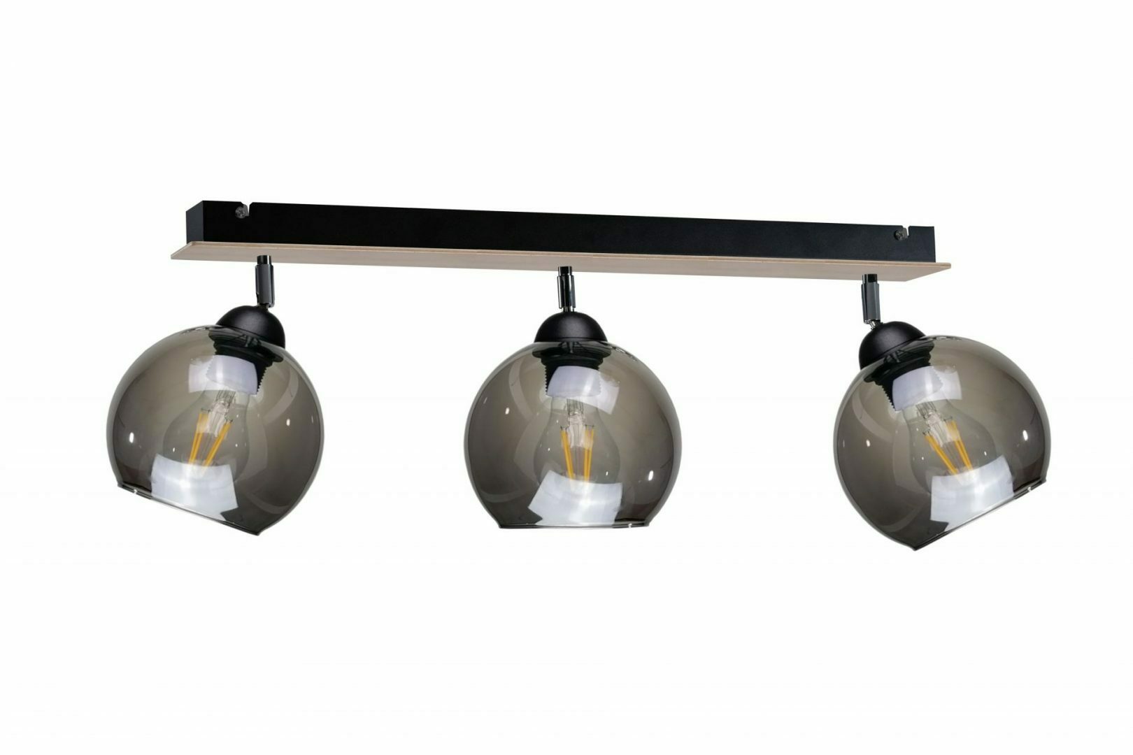 Sprawdź Spot 3xE27 WOOD BLACK/NATURAL Spot 3xE27 WOOD BLACK/NATURAL