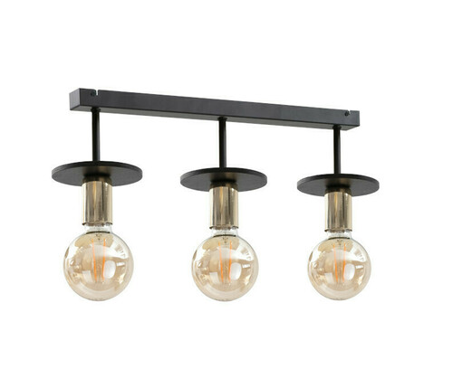 Sprawdź Lampa wisząca 3xE27 SATURN BLACK