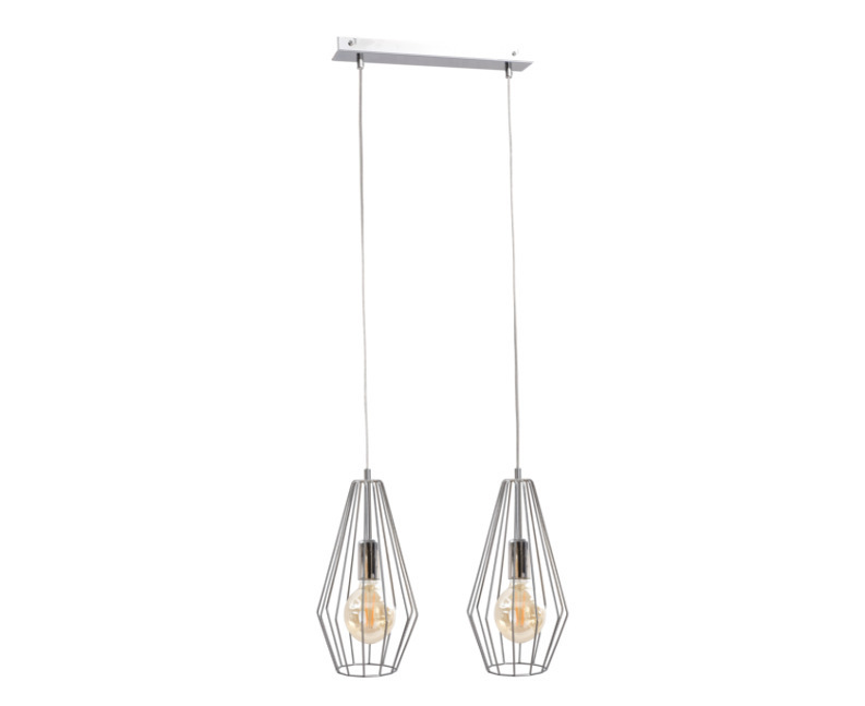 Sprawdź Lampa wisząca 2xE27 LEX SILVER Lampa wisząca 2xE27 LEX SILVER