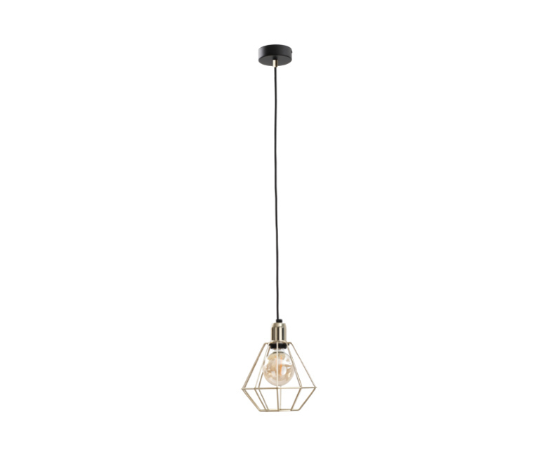 Sprawdź Lampa wisząca 1xE27 COMO GOLD Lampa wisząca 1xE27 COMO GOLD