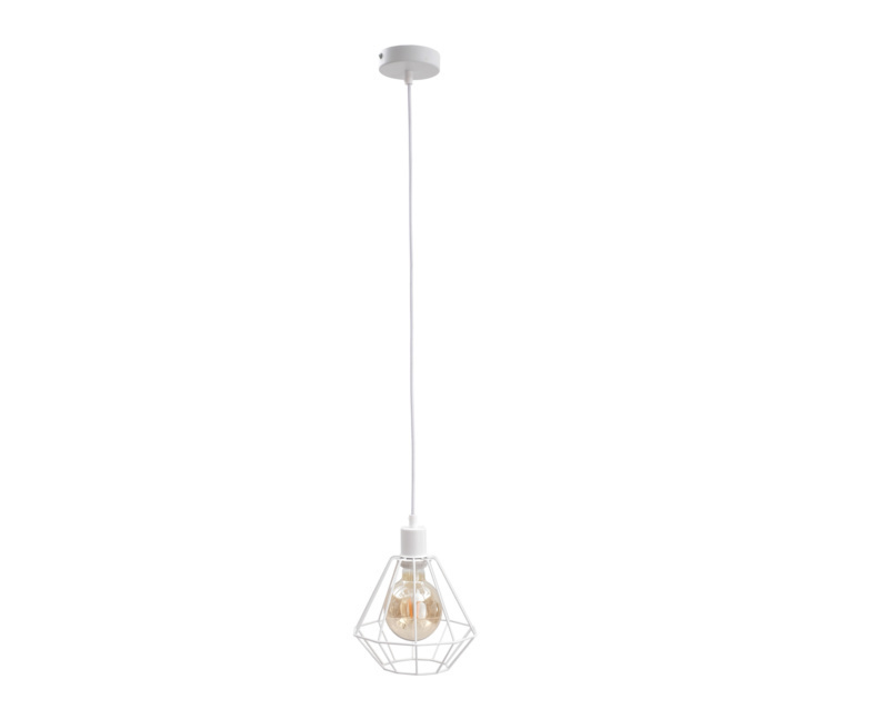 Sprawdź Lampa wisząca 1xE27 FOSKAL WHITE Lampa wisząca 1xE27 FOSKAL WHITE