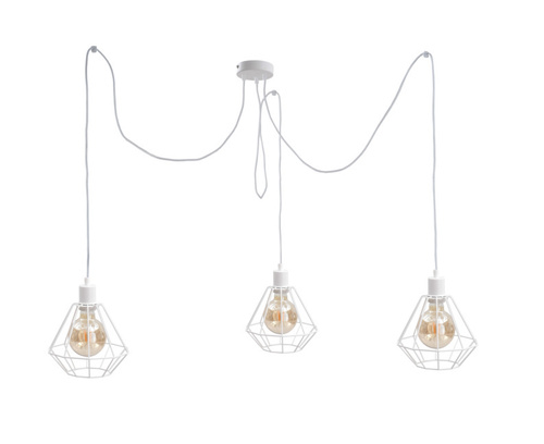 Sprawdź Lampa wisząca 3xE27 FOSKAL WHITE
