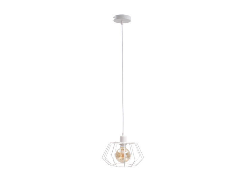 Sprawdź Lampa wisząca 1xE27 LUNA WHITE Lampa wisząca 1xE27 LUNA WHITE