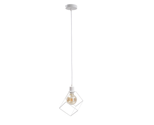 Sprawdź Lampa wisząca Keter Lighting RUBEN WHITE 528, biała, 1×E27