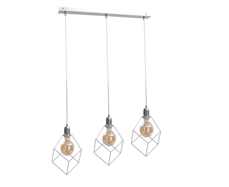 Sprawdź Lampa wisząca 3xE27 RUBEN SILVER Lampa wisząca 3xE27 RUBEN SILVER