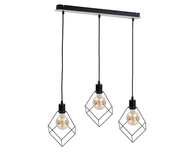 Sprawdź Lampa wisząca 3xE27 RUBEN WOOD Lampa wisząca 3xE27 RUBEN WOOD