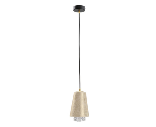 Sprawdź Lampa wisząca 1xE27 MOLLY CRYSTAL GOLD