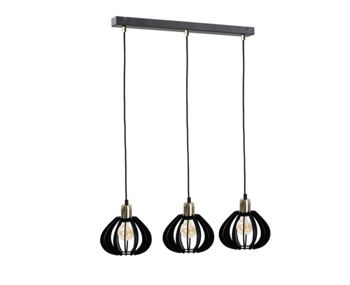 Sprawdź Lampa wisząca 3xE27 GEMMA GOLD