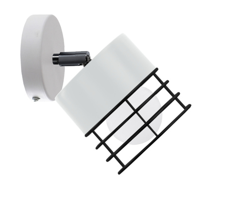 Sprawdź Kinkiet Keter Lighting OHIO 781 biało-czarny 1×E27