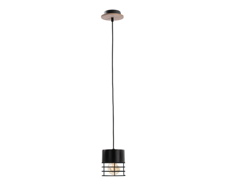 Sprawdź Lampa wisząca 1xE27 CASA BLACK/WOOD Lampa wisząca 1xE27 CASA BLACK/WOOD
