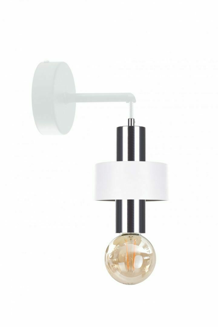 Sprawdź Kinkiet 1xE27 UNICA WHITE/SILVER Kinkiet 1xE27 UNICA WHITE/SILVER