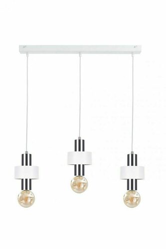 Sprawdź Lampa wisząca Keter Lighting UNICA 997 biało-srebrna 3×E27
