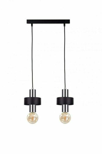 Sprawdź Lampa wisząca 2xE27 UNICA BLACK/SILVER