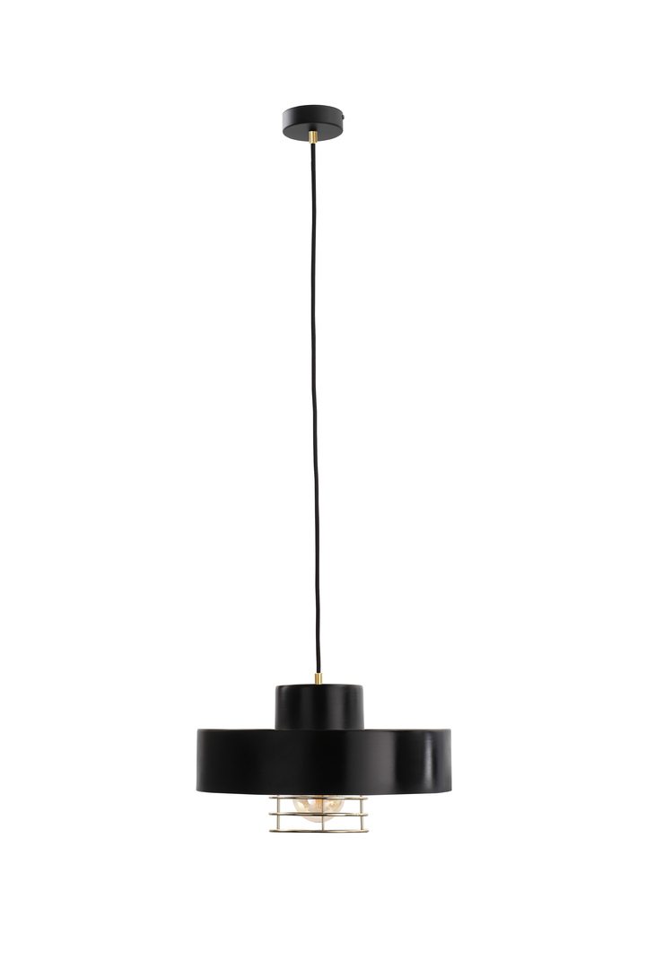 Sprawdź Lampa wisząca 1xE27 BOSSI II GOLD/BLACK Lampa wisząca 1xE27 BOSSI II GOLD/BLACK