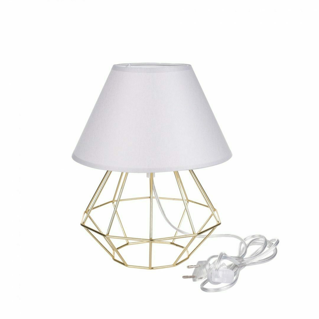 Sprawdź Lampka nocna 1xE27 PATI GOLD/GREY II Lampka nocna 1xE27 PATI GOLD/GREY II