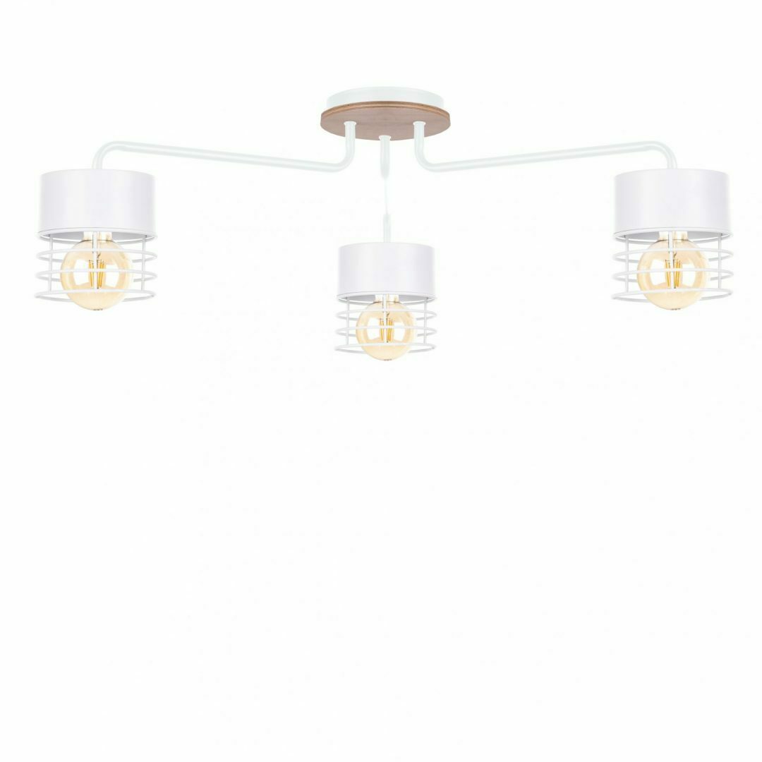 Sprawdź Lampa sufitowa 3xE27 CASA WHITE WOOD Lampa sufitowa 3xE27 CASA WHITE WOOD