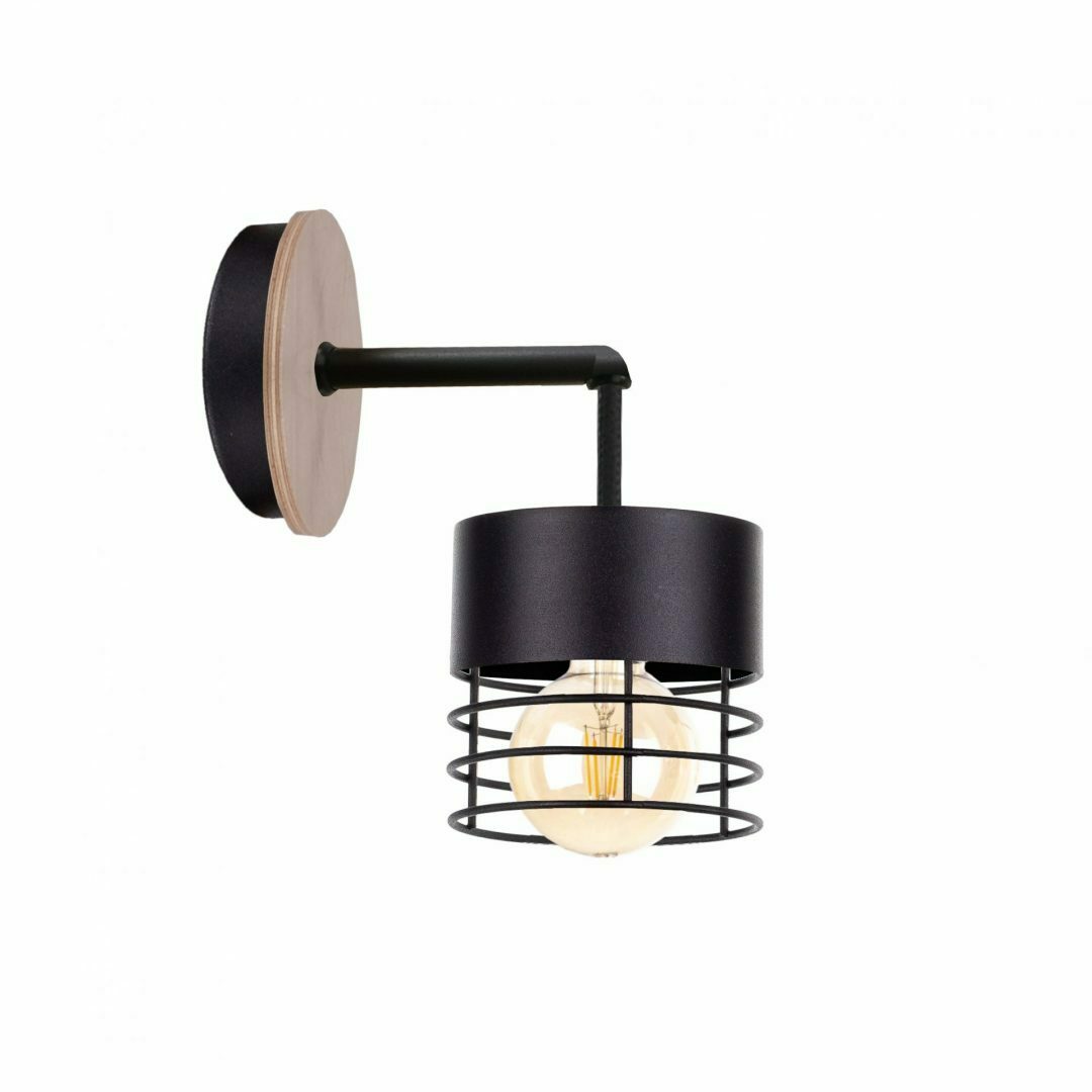 Sprawdź Kinkiet 1xE27 CASA BLACK WOOD Kinkiet 1xE27 CASA BLACK WOOD