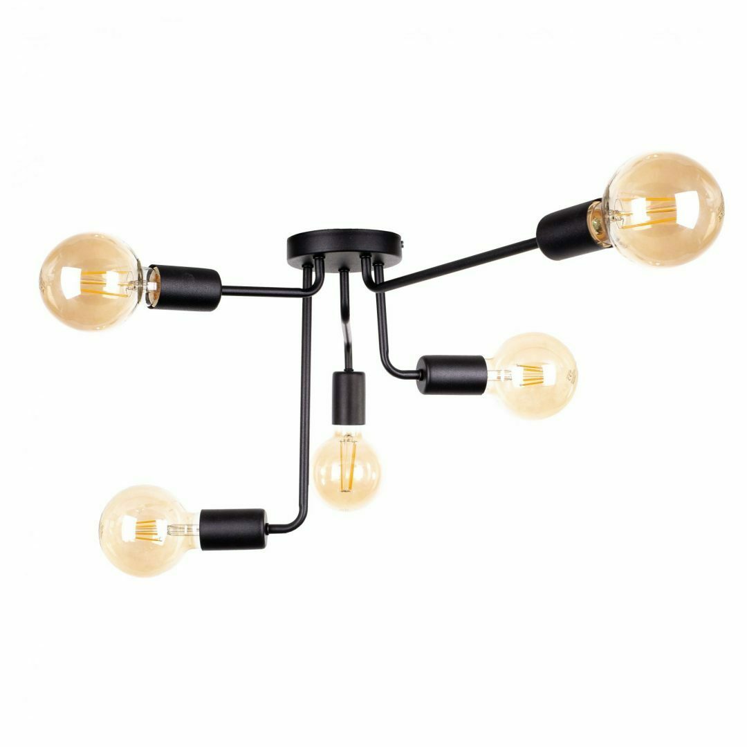 Sprawdź Lampa sufitowa 5xE27 NIXON BLACK Lampa sufitowa 5xE27 NIXON BLACK