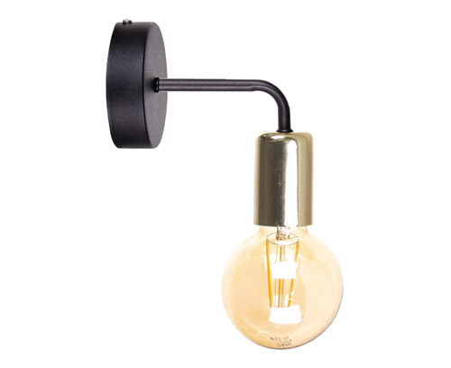 Sprawdź Kinkiet 1xE27 NIXON BLACK/GOLD - wyprzedaż