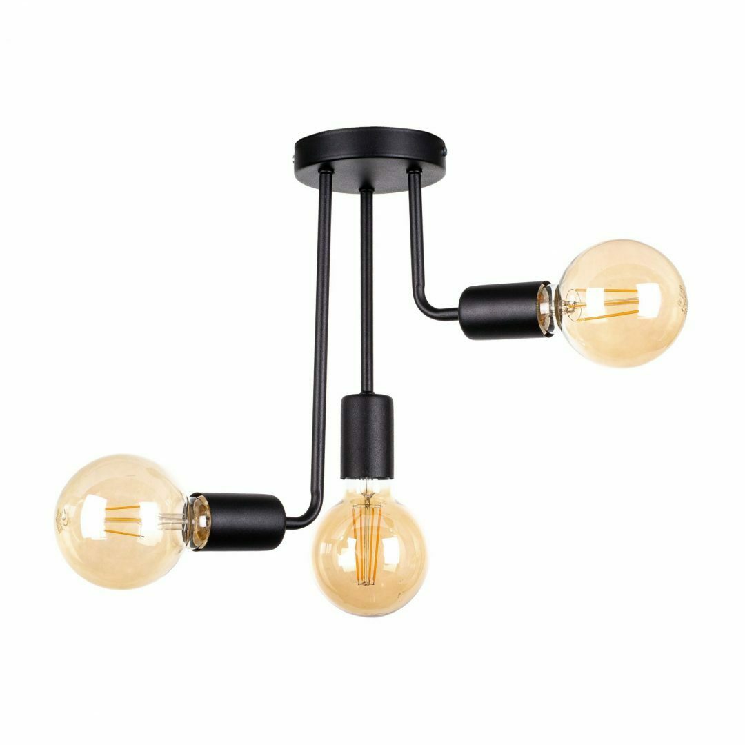Sprawdź Lampa sufitowa 3xE27 MEGAN BLACK Lampa sufitowa 3xE27 MEGAN BLACK