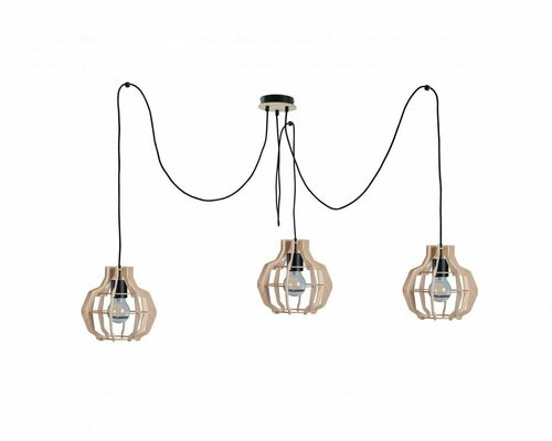 Sprawdź Lampa wisząca 3xE27 BENTO SMALL NATURAL LONG 765