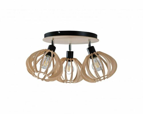 Sprawdź Spot sufitowy Keter Lighting NICOLETA 827 naturalny/czarny 3xE27