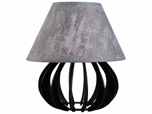 Sprawdź Lampka nocna 1xE27 NORA BLACK GREY II 961