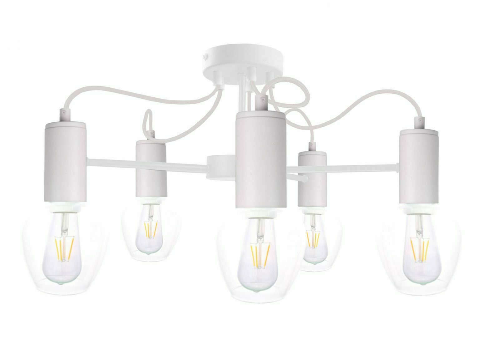 Sprawdź Lampa sufitowa 5xE27 MAYA WHITE Lampa sufitowa 5xE27 MAYA WHITE
