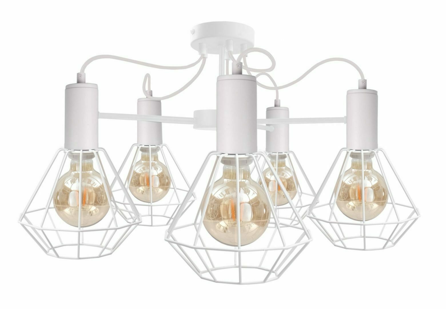 Sprawdź Lampa sufitowa 5xE27 LARS WHITE Lampa sufitowa 5xE27 LARS WHITE